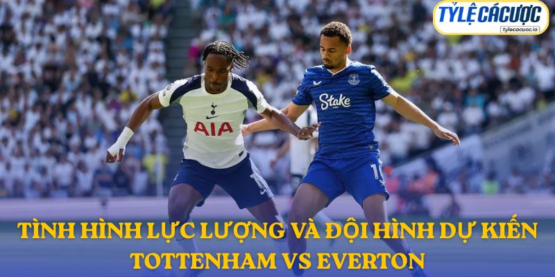 Đội hình dự kiến Tottenham vs Everton